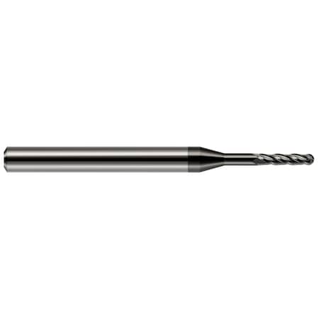 Harvey Tool Miniature End Mill - 4 Flute - Ball 76893-C4